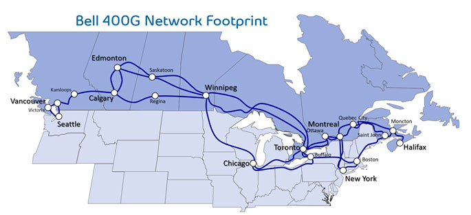 Bell 400G Footprint